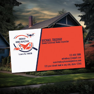 Zuhause-Prüfung   Inspektor Visitenkarte