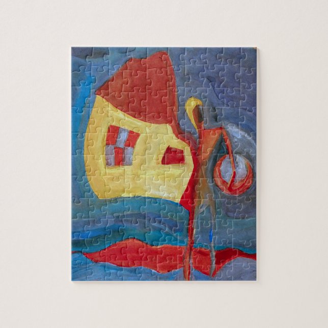 Zuhause Puzzle (Vertikal)