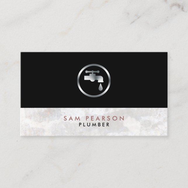 Zuhause-Reparatur des Klempnerklecks Visitenkarte (Vorderseite)