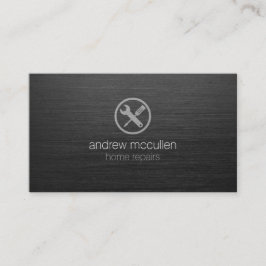 Zuhause repariert HandymanTools Icon Dark Brushed  Visitenkarte