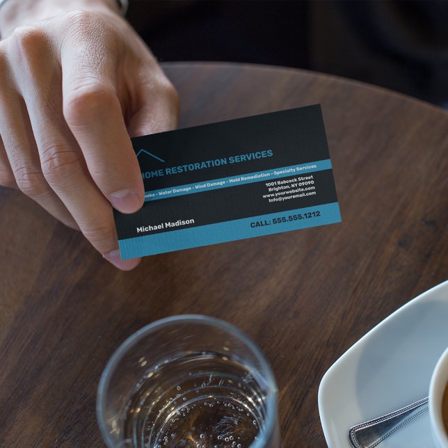 Zuhause-Restrukturierungsdienste - Visitenkarte (Von Creator hochgeladen)