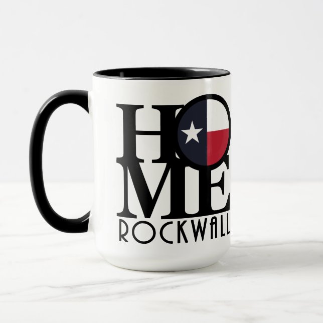 ZUHAUSE Rockwall Texas Tasse (Links)