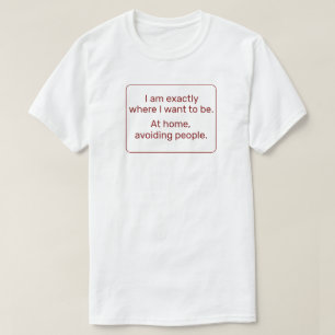 Zuhause (rot) T-Shirt