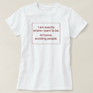 Zuhause (rot) T-Shirt