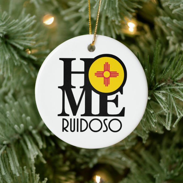 ZUHAUSE Ruidoso Keramik Ornament (Baum)