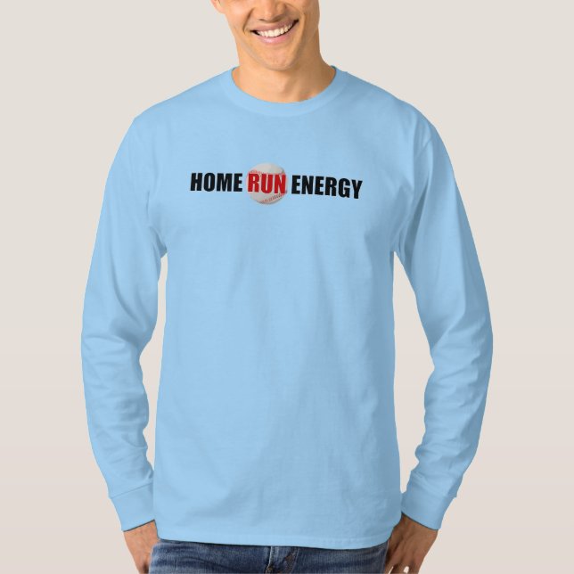 Zuhause Run Energy Baseball T-Shirt (Vorderseite)