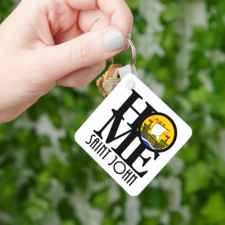 ZUHAUSE Saint John New Brunswick Kanada Schlüsselanhänger