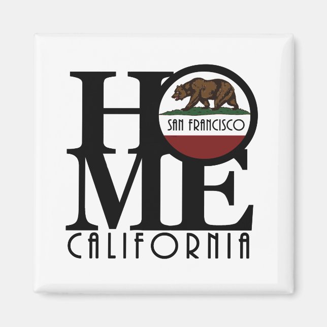 ZUHAUSE San Francisco Magnet (Vorne)
