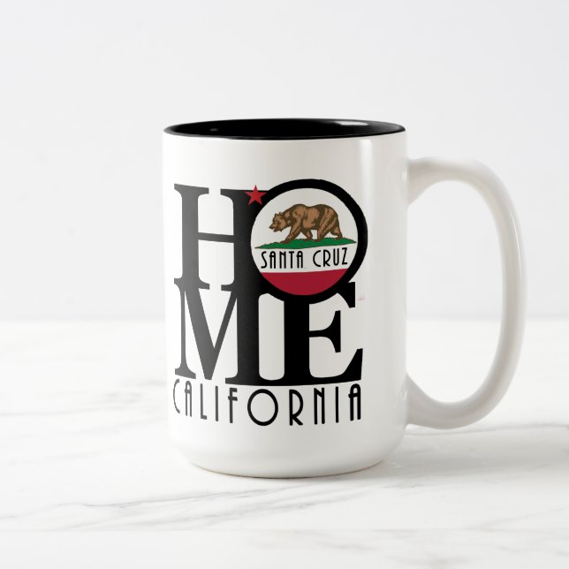 ZUHAUSE Santa Cruz California 15oz Zweifarbige Tasse (Rechts)