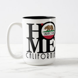 ZUHAUSE Saratoga California 15oz Zweifarbige Tasse