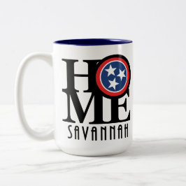 ZUHAUSE Savannah Tennessee 15oz Zweifarbige Tasse