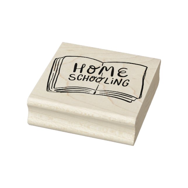 Zuhause Schooling Gummistempel (Stempel)