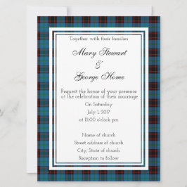 Zuhause Scottish Wedding Einladung