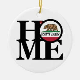 ZUHAUSE Scotts Valley CA Keramik Ornament