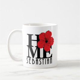 ZUHAUSE Sebastian 11oz Roter Hibiskus Kaffeetasse