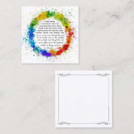 Zuhause Segen auf Englisch und hebräisch, Paint Sp Telefonnummerkarte