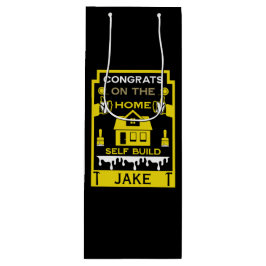 Zuhause Self-Build-Gratulation Geschenktüte Für Weinflaschen