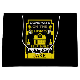 Zuhause Self-Build-Gratulation Große Geschenktüte