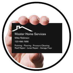 Zuhause Services Business Card Visitenkarte