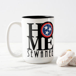 ZUHAUSE Sewanee Tennessee 15oz Zweifarbige Tasse