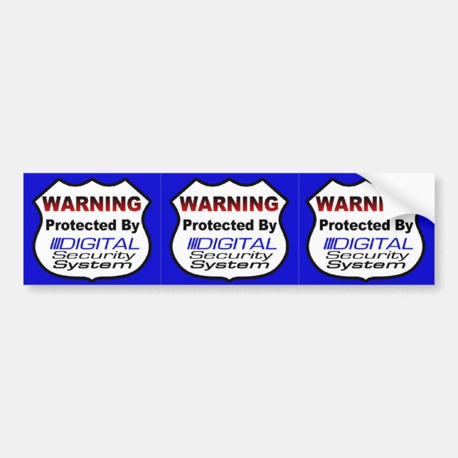 Zuhause-Sicherheits-Aufkleber-Abziehbilder Autoaufkleber (Vorne)