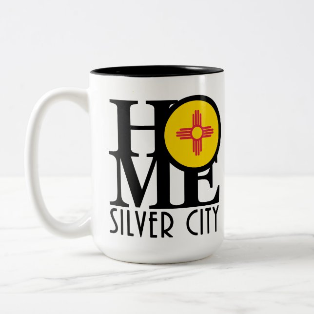 ZUHAUSE Silver City 15oz Zweifarbige Tasse (Links)