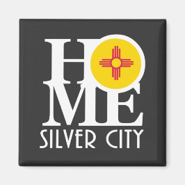 ZUHAUSE Silver City Magnet