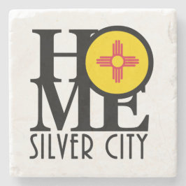 ZUHAUSE Silver City New Mexico Steinuntersetzer