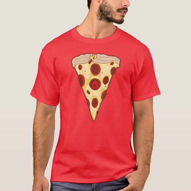 Zuhause Slice T-Shirt (Vorderseite)
