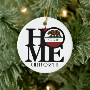 ZUHAUSE Soquel California Keramik Ornament
