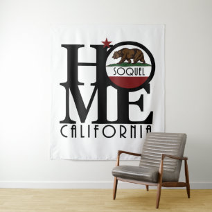 ZUHAUSE Soquel California Wandteppich