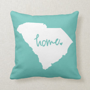 Zuhause-South- Carolinagewohnheits-Farbe Kissen