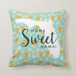 Zuhause Staat Blume Florida Orange Blossom Throw P Kissen