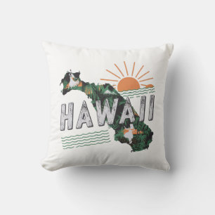 Zuhause Staat Retro Color Hawaii Kissen
