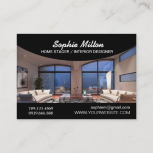 Zuhause Stager-Designerfoto Visitenkarte