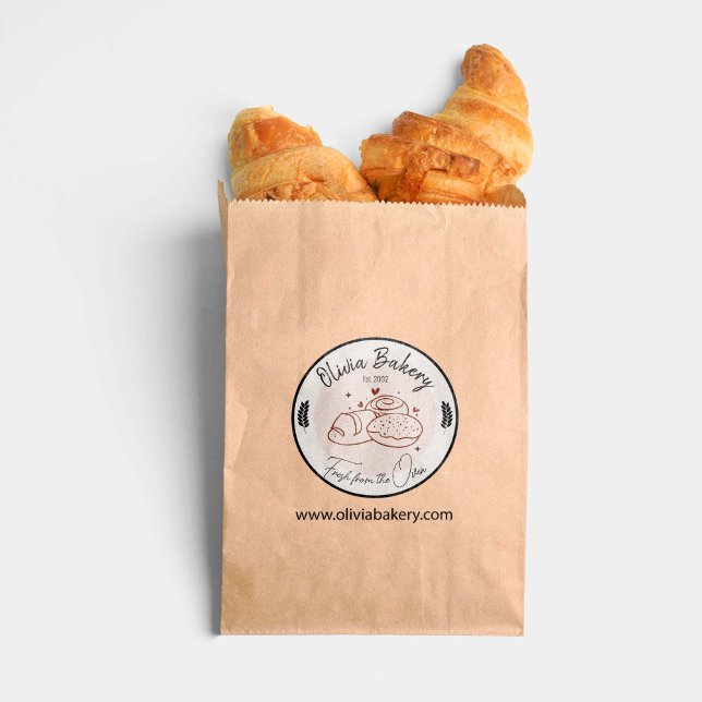 Zuhause "Startup" des benutzerdefinierten Bäckerei Runder Aufkleber (Von Creator hochgeladen)