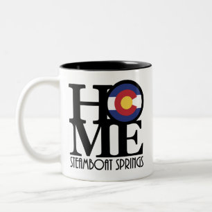 ZUHAUSE Steamboat Springs Colorado 11oz Zweifarbige Tasse