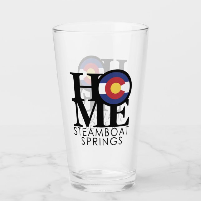 ZUHAUSE Steamboat Springs Glas (Vorderseite)