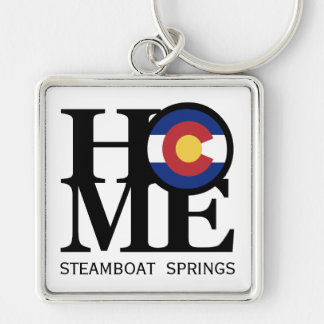 ZUHAUSE Steamboat Springs Schlüsselkette Schlüsselanhänger