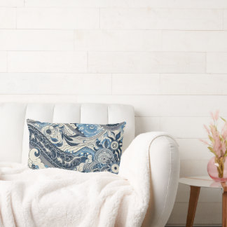 Zuhause Studio Indigo Bloom Lendenkissen
