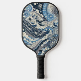 Zuhause Studio Indigo Bloom Pickleball Schläger