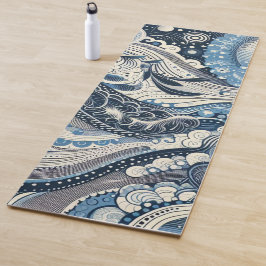 Zuhause Studio Indigo Bloom Yogamatte