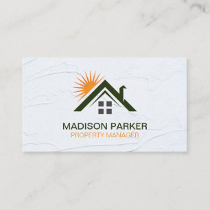 Zuhause Sunshine   Kommerzielle private Immobilien Visitenkarte