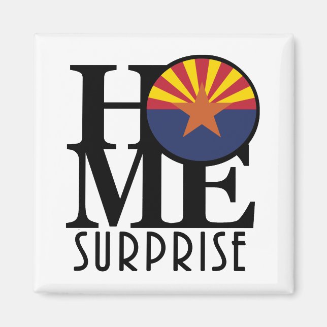 ZUHAUSE Surprise Arizona Magnet (Vorne)