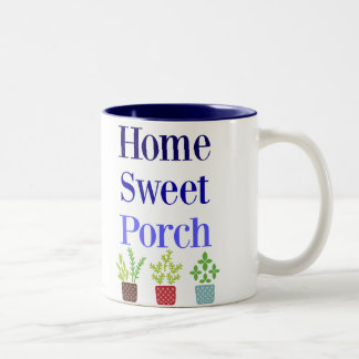 Zuhause-süße Portal Zwei-Ton Kaffee-Tasse Zweifarbige Tasse