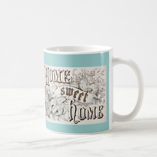 Zuhause-süße Zuhause-Tasse Kaffeetasse (Rechts)