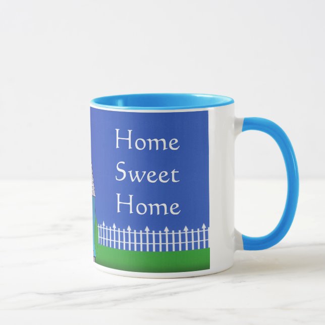 Zuhause-süße Zuhause-Tasse Tasse (Rechts)