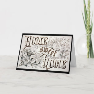 Zuhause-süße Zuhauseeinladungen Einladung