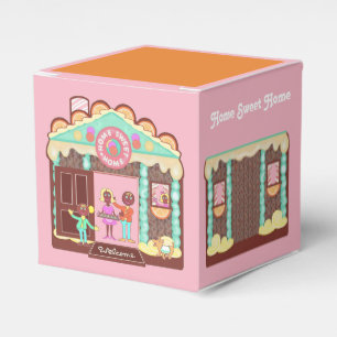 Zuhause-süßer Zuhausegeschenkkasten Dollhouse Geschenkschachtel
