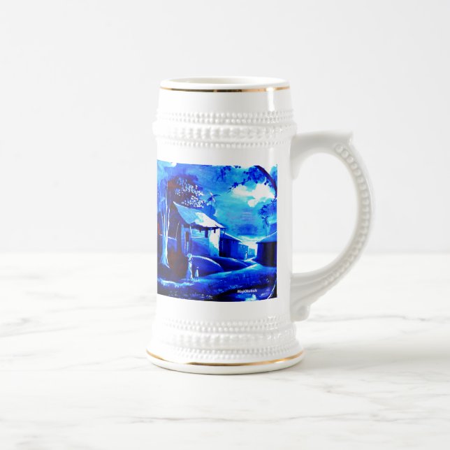 Zuhause-süßes Zuhause durch Mojisola ein Gbadamosi Bierglas (Rechts)